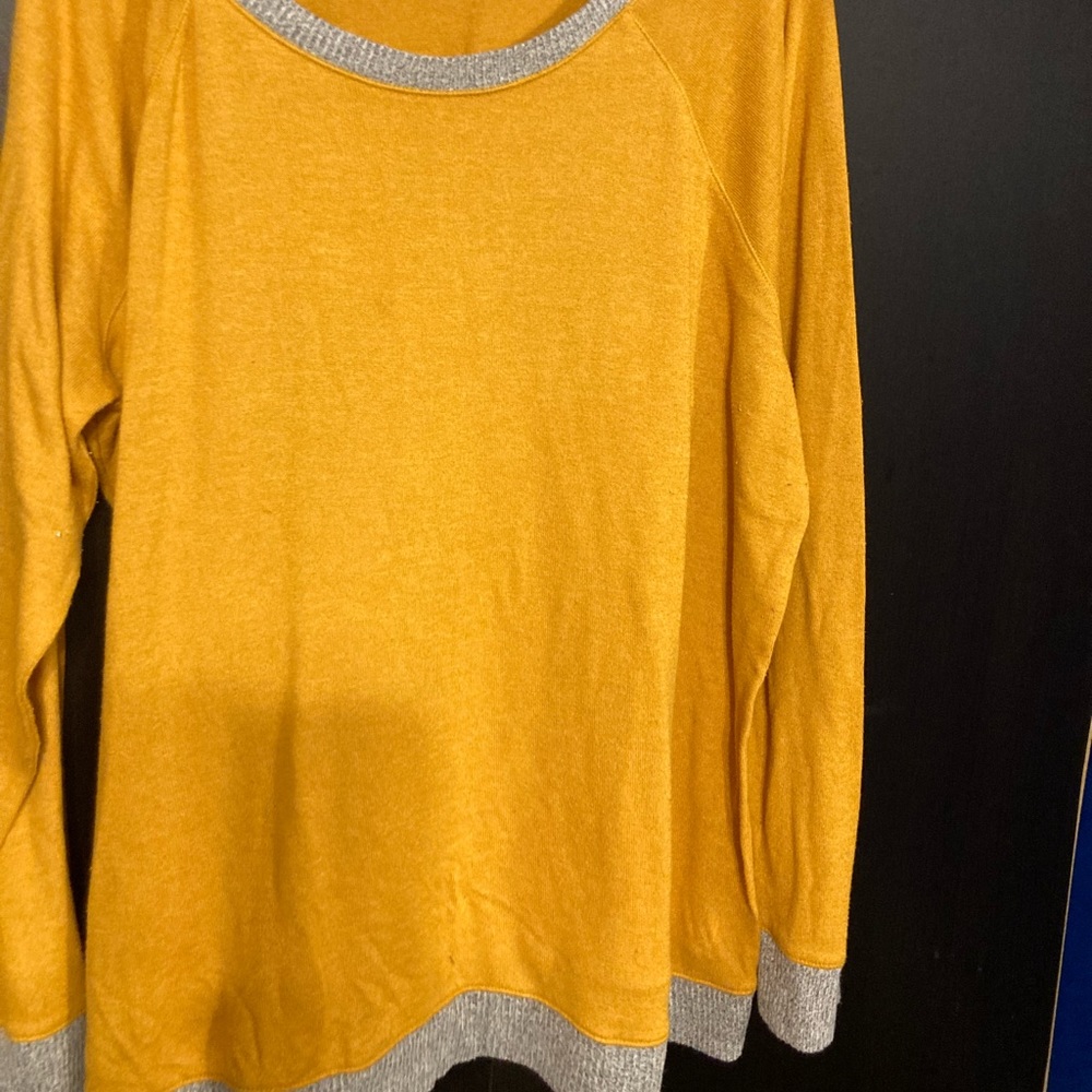 Yellow and Grey sweater